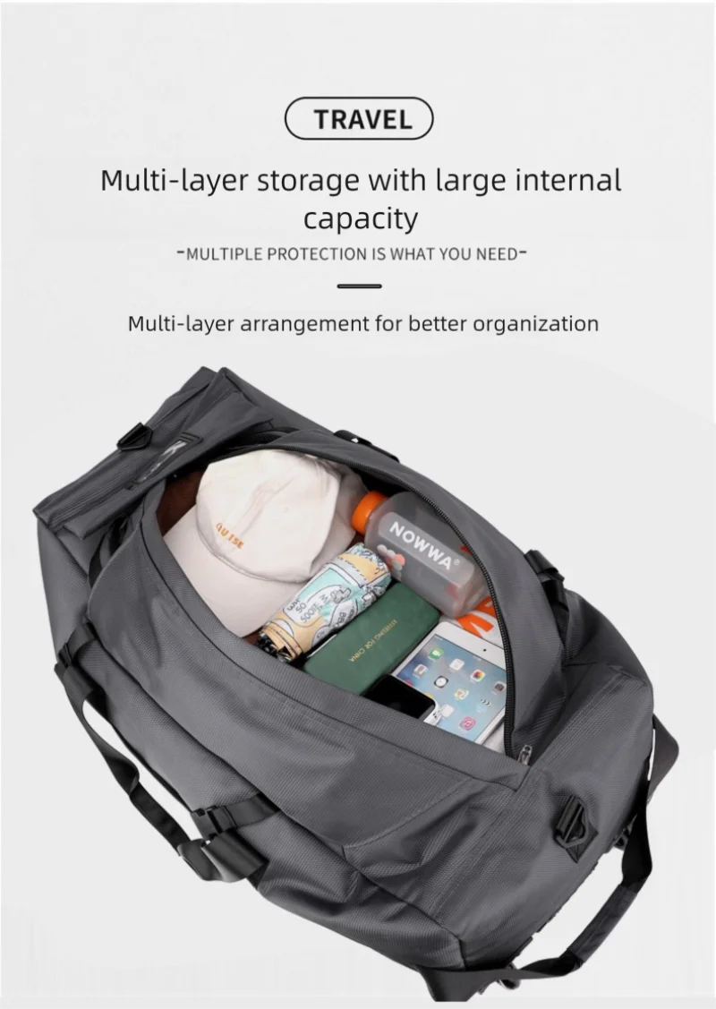 Sac Duffle Roulettes 80L