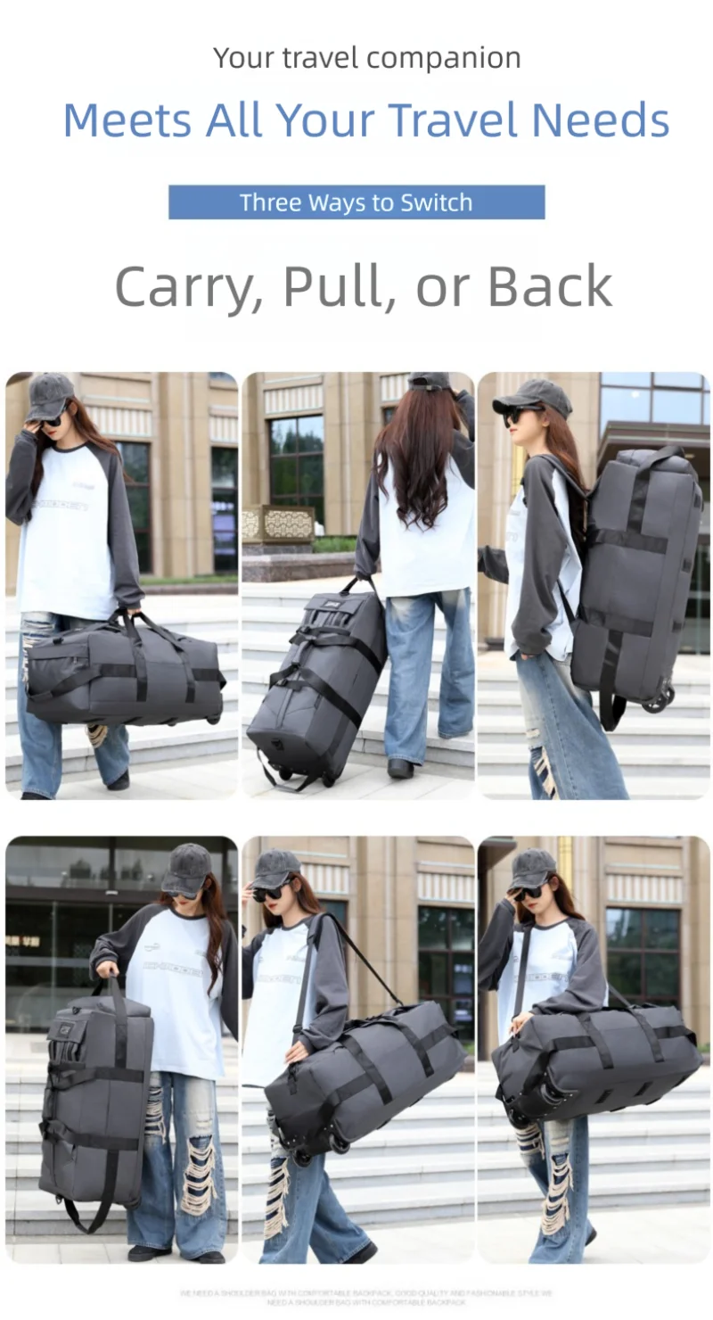 Sac Duffle Roulettes 80L
