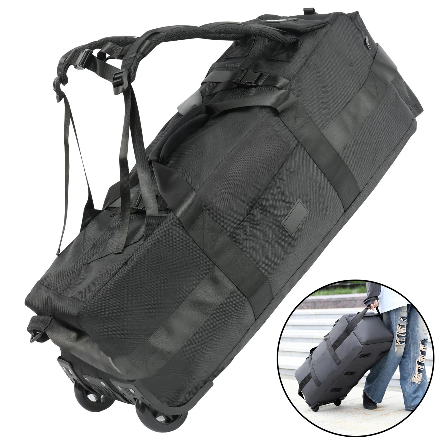Sac Duffle Roulettes 80L