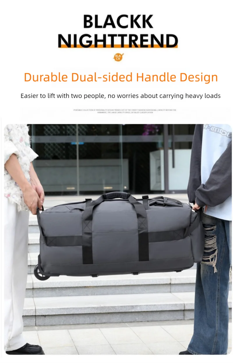 Sac Duffle Roulettes 80L