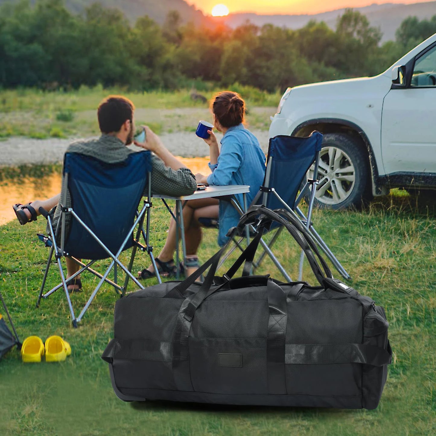 Sac Duffle Roulettes 80L