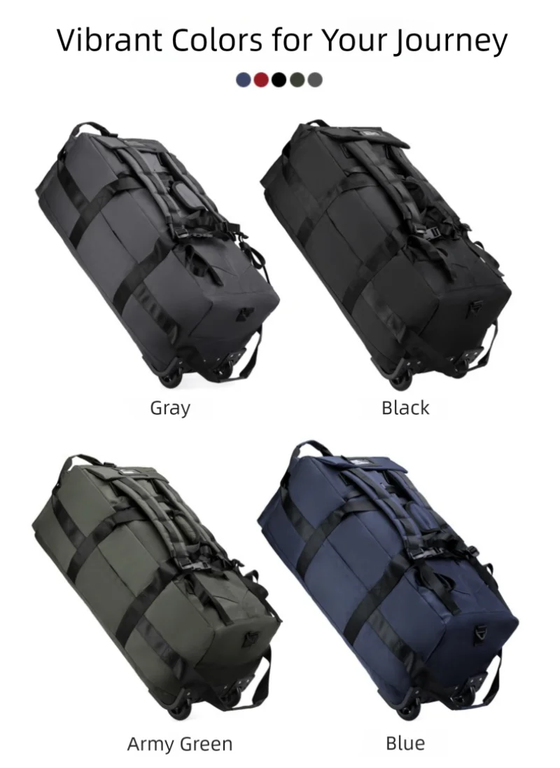 Sac Duffle Roulettes 80L